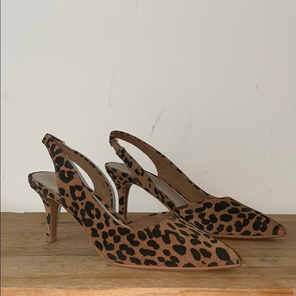 Stunning tiger leather heels